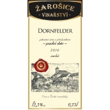 Dornfelder, pozdní sběr, 2016