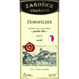 Dornfelder, pozdní sběr 2018