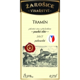 Tramín, pozdní sběr 2017