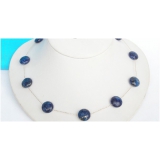 Náhrdelník modrý lapis lazuli 14mm NJ4277