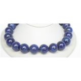 Náhrdelník modrý lapis lazuli 20mm NJ6727
