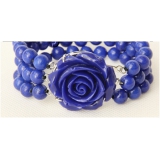 Náramek modrý lapis lazuli 8mm BJ9181