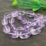 Náhrdelník růžový ametyst 22mm JB014