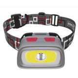 LED čelovka EMOS E1801, 1x CREE XPG LED + 1x COB LED + zadní červená LED