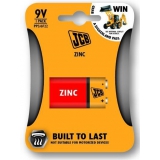 JCB zinko-chloridová baterie 6F22/9V, blistr 1 ks