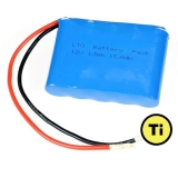 LTO1865 Battery: 12V 1300 mAh, 15.6Wh (Lithium Titanate)