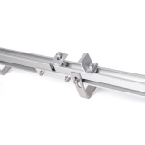 Kompletní držák pro 2 panely na střeše s háčky 40 mm