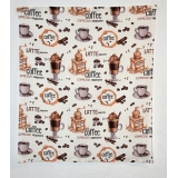 vaflová utěrka-kavárna